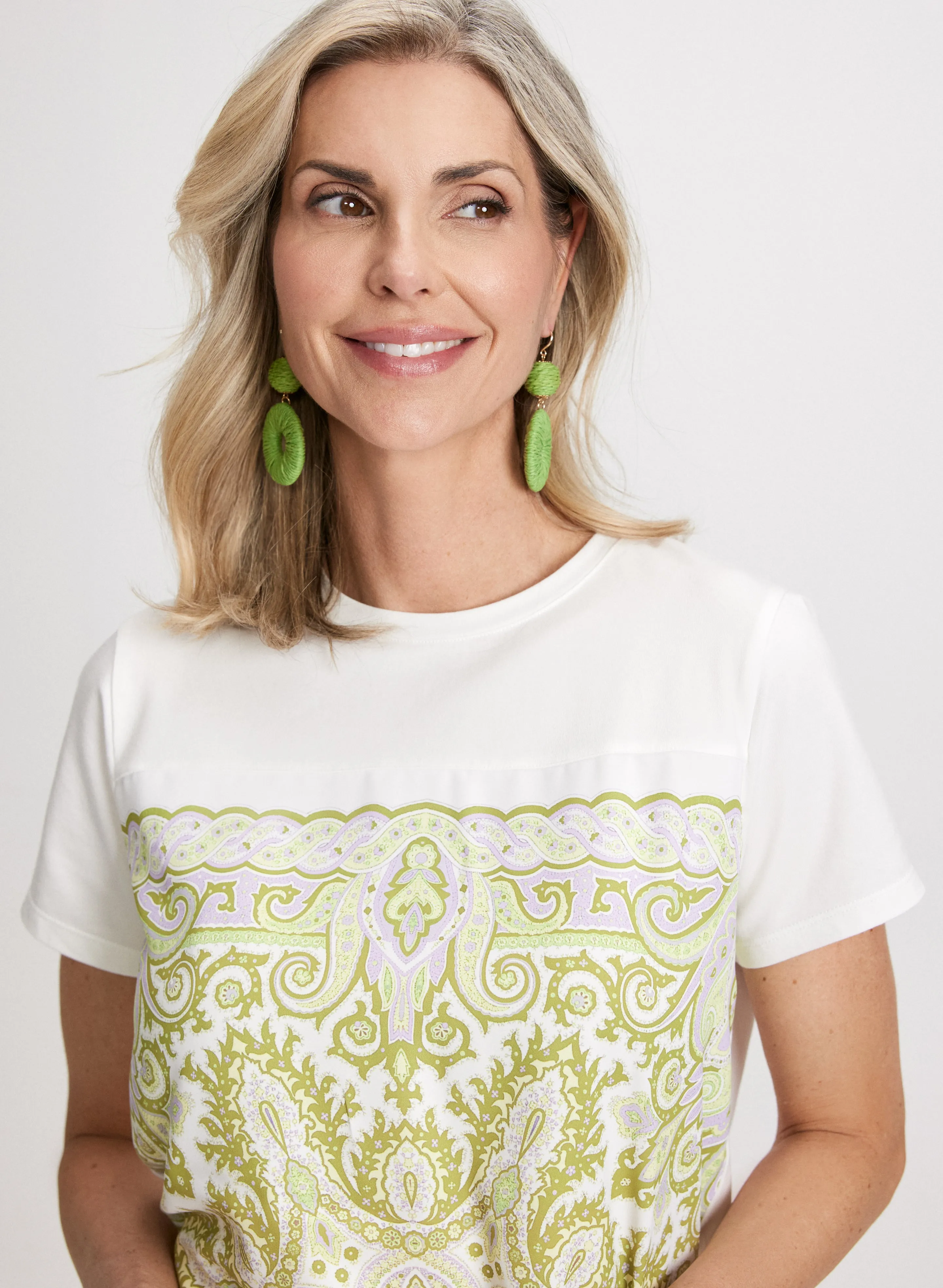 Abstract Print T-Shirt