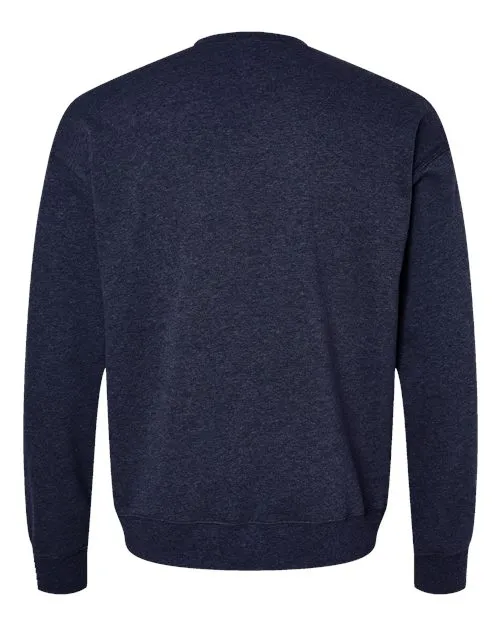 BELLA   CANVAS Sponge Fleece Drop Shoulder Crewneck Sweatshirt 3945 Heather Mustard