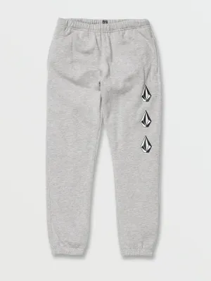 Big Boys Iconic Stone Fleece Pants - Heather Grey