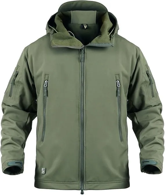 Blyo Waterproof Thermal Jacket Windproof Winter Ski Snow Jacket Hiking Outdoor Cold Weather Jackets Soft Shell Coat for Men