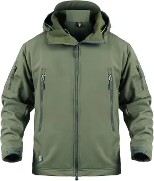 Blyo Waterproof Thermal Jacket Windproof Winter Ski Snow Jacket Hiking Outdoor Cold Weather Jackets Soft Shell Coat for Men