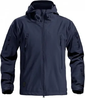 Blyo Waterproof Thermal Jacket Windproof Winter Ski Snow Jacket Hiking Outdoor Cold Weather Jackets Soft Shell Coat for Men