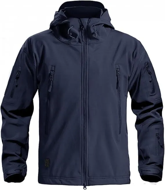 Blyo Waterproof Thermal Jacket Windproof Winter Ski Snow Jacket Hiking Outdoor Cold Weather Jackets Soft Shell Coat for Men