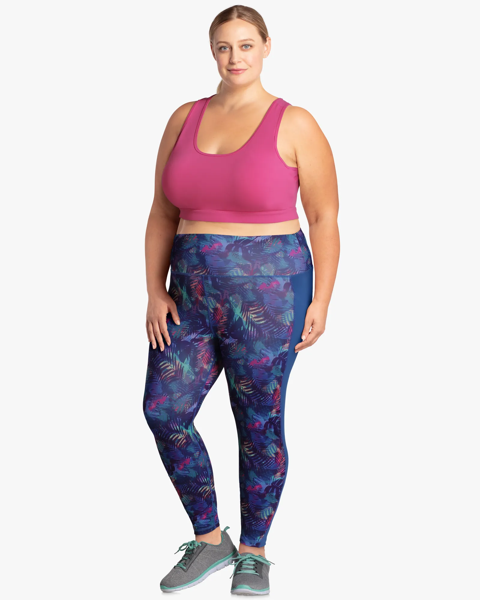 Bolt Sports Bra | Magenta / Charcoal Grey