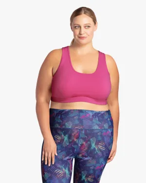 Bolt Sports Bra | Magenta / Charcoal Grey