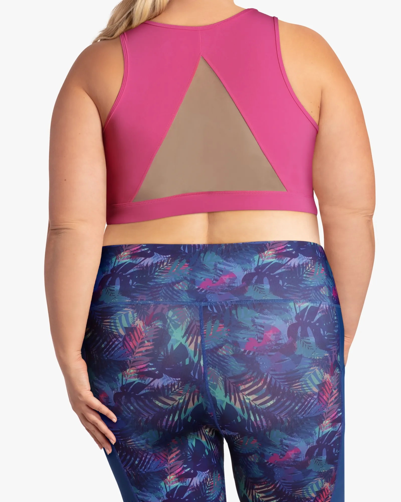 Bolt Sports Bra | Magenta / Charcoal Grey