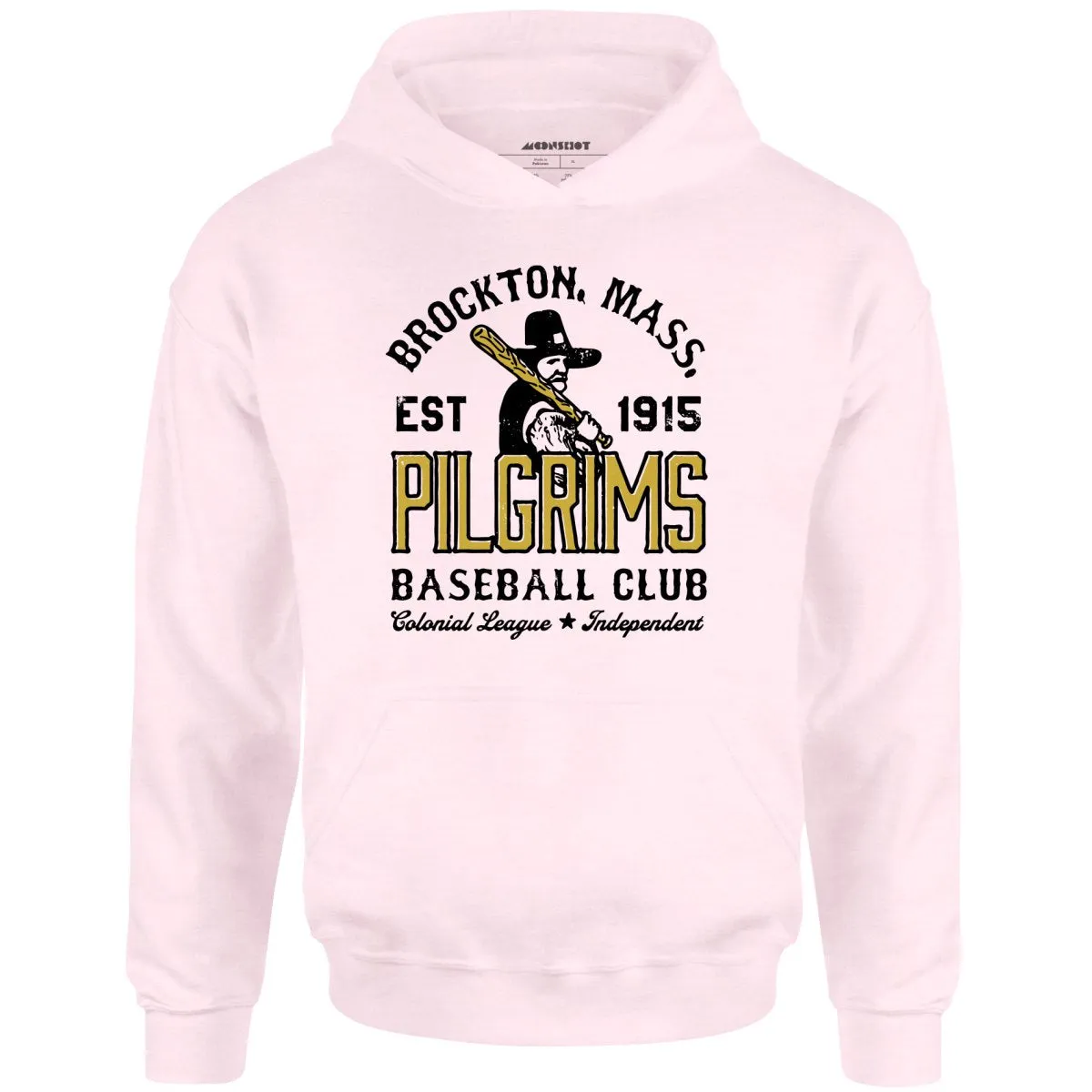Brockton Pilgrims - Massachusetts - Vintage Defunct Baseball Teams - Unisex Hoodie