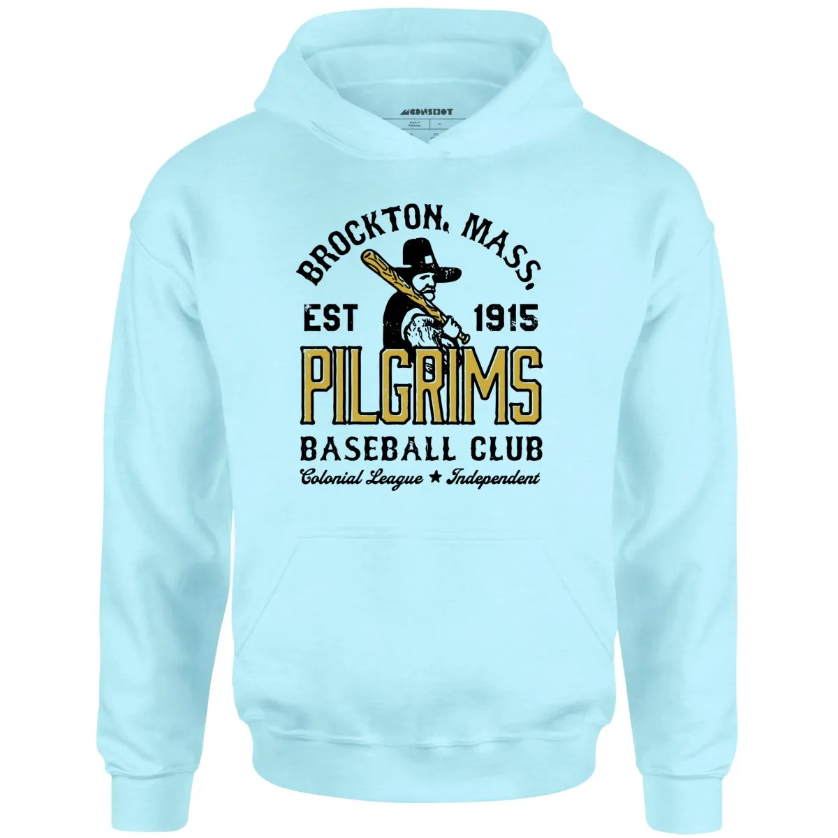 Brockton Pilgrims - Massachusetts - Vintage Defunct Baseball Teams - Unisex Hoodie