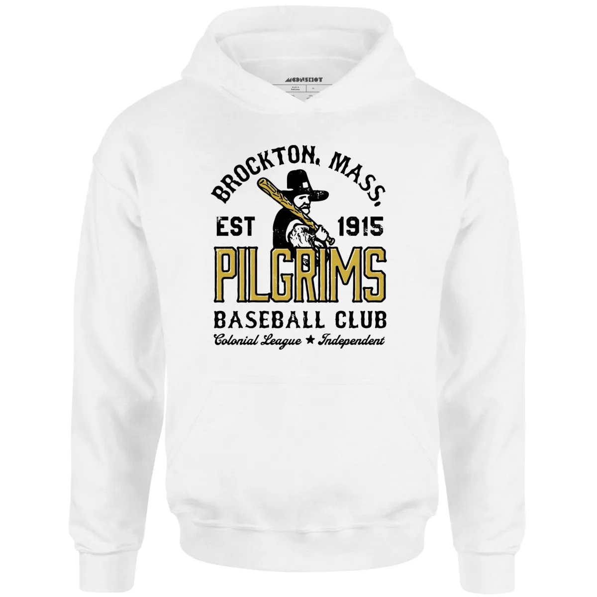 Brockton Pilgrims - Massachusetts - Vintage Defunct Baseball Teams - Unisex Hoodie
