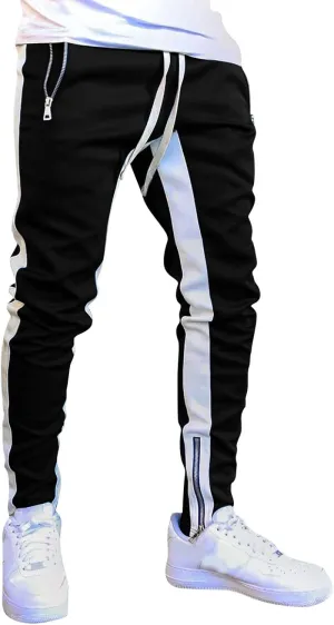 Cargo Pants for Men Relaxed Fit Drawstring Work Joggers with Pockets Mens Casual Pants Stretch Slim Fit Workout Pants