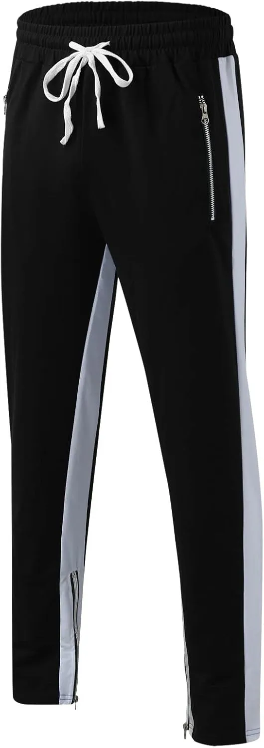 Cargo Pants for Men Relaxed Fit Drawstring Work Joggers with Pockets Mens Casual Pants Stretch Slim Fit Workout Pants