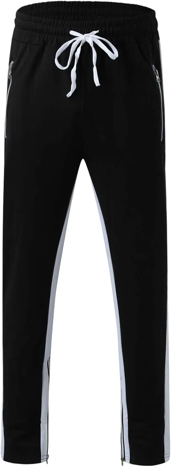 Cargo Pants for Men Relaxed Fit Drawstring Work Joggers with Pockets Mens Casual Pants Stretch Slim Fit Workout Pants