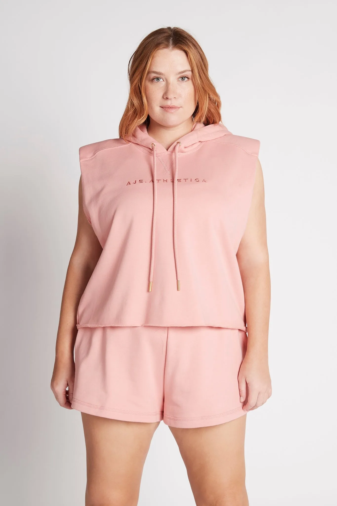Cropped Established Short Sleeve Hoodie 402