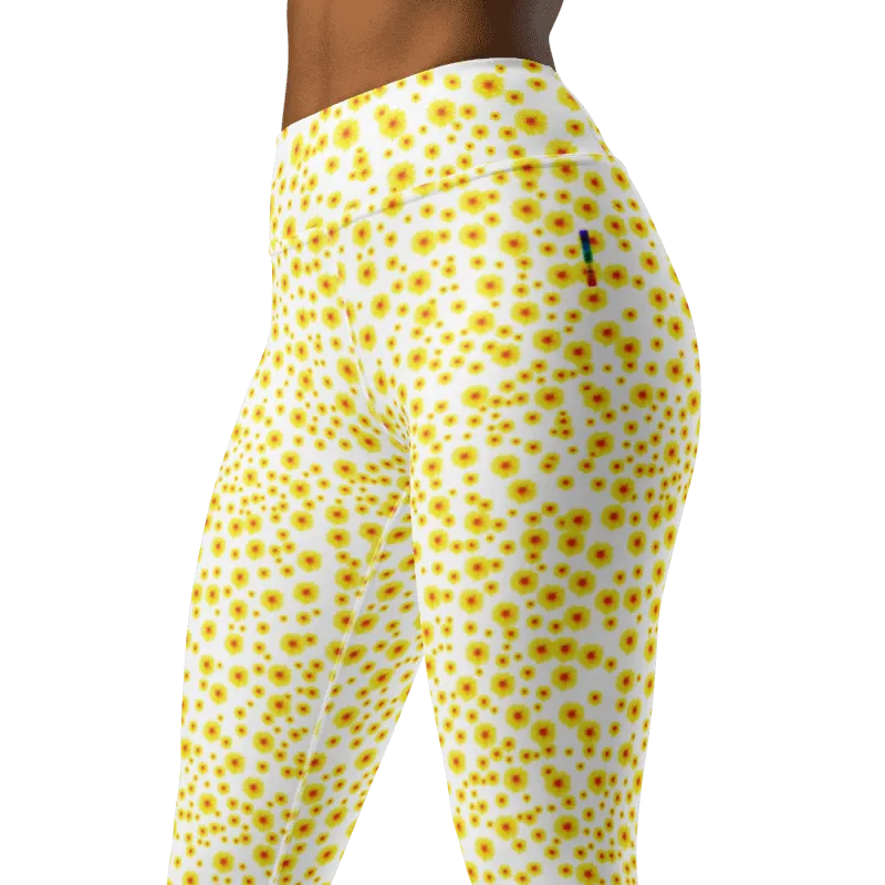 Dandelion High Waist Yoga Leggings