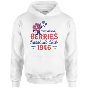 Hammond Berries - Louisiana - Vintage Defunct Baseball Teams - Unisex Hoodie