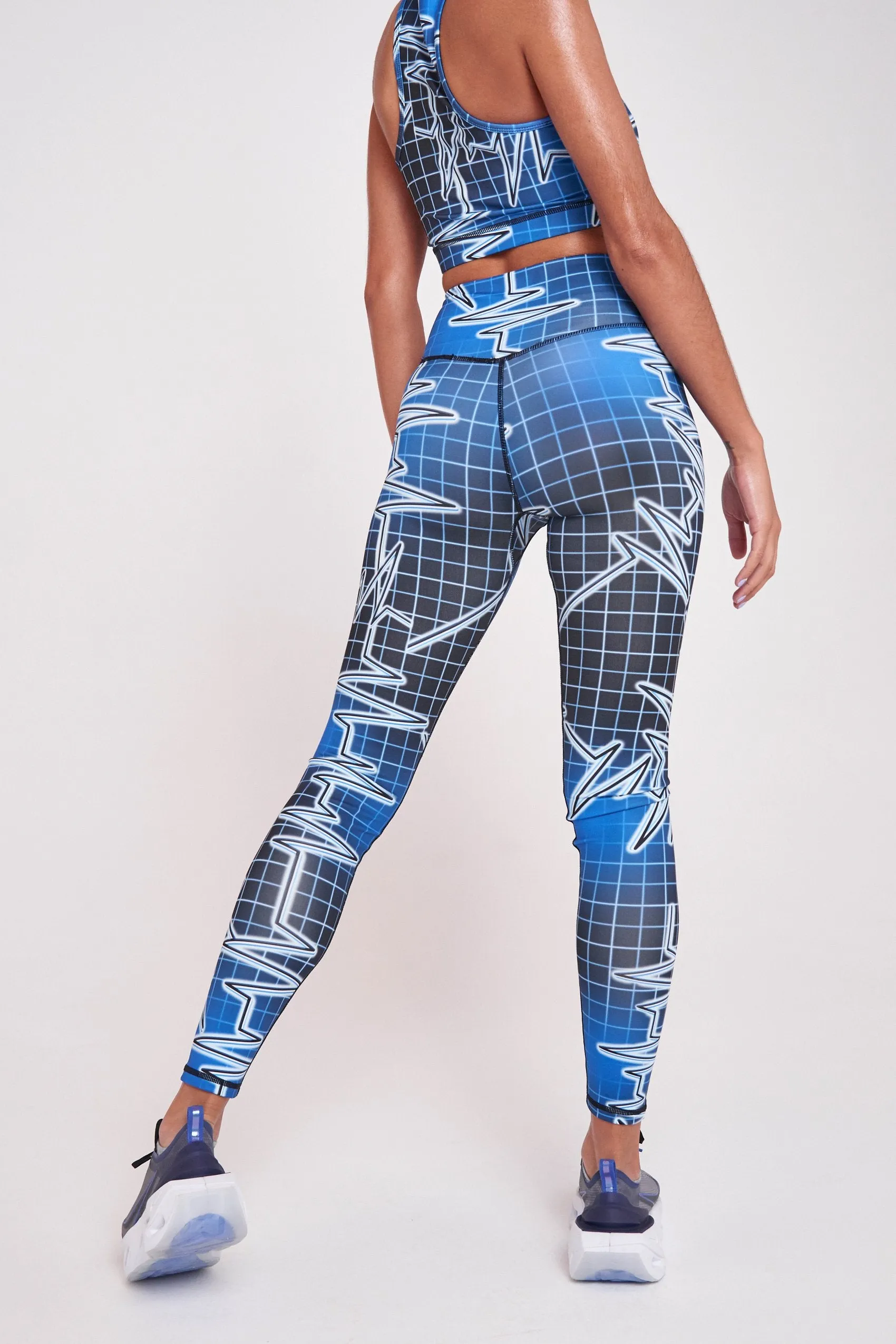 Heartbeat Print High Waist Leggings
