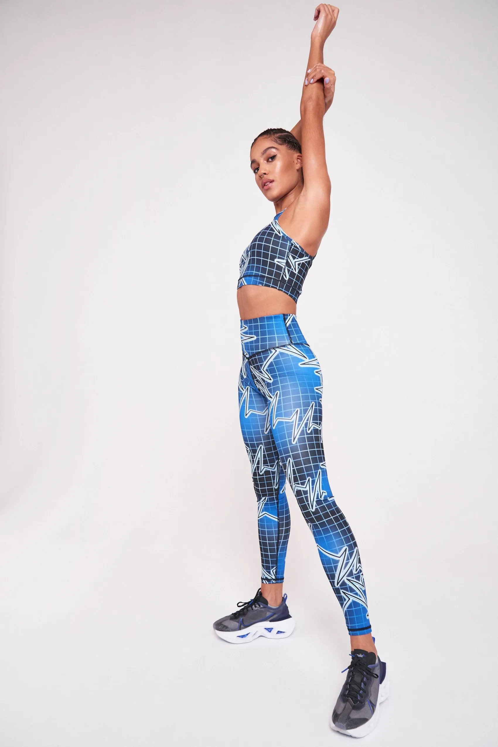 Heartbeat Print High Waist Leggings