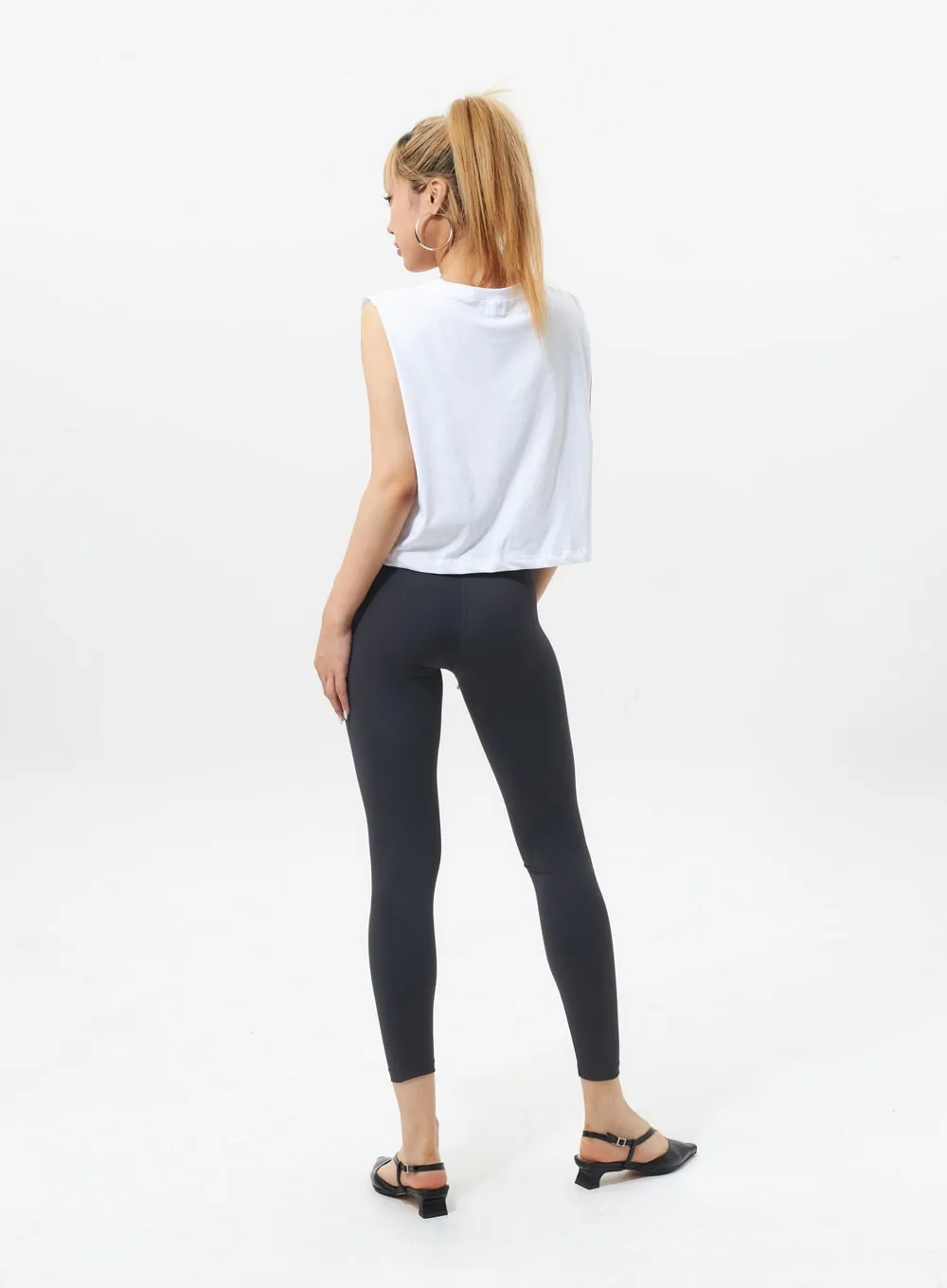 High Waist Ankle Leggings IL318