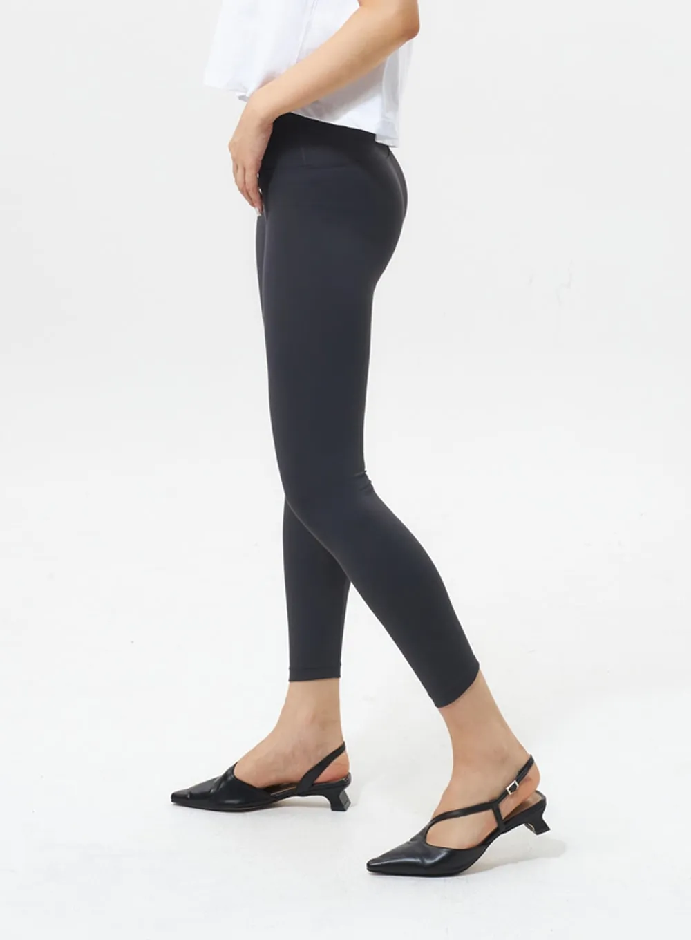 High Waist Ankle Leggings IL318