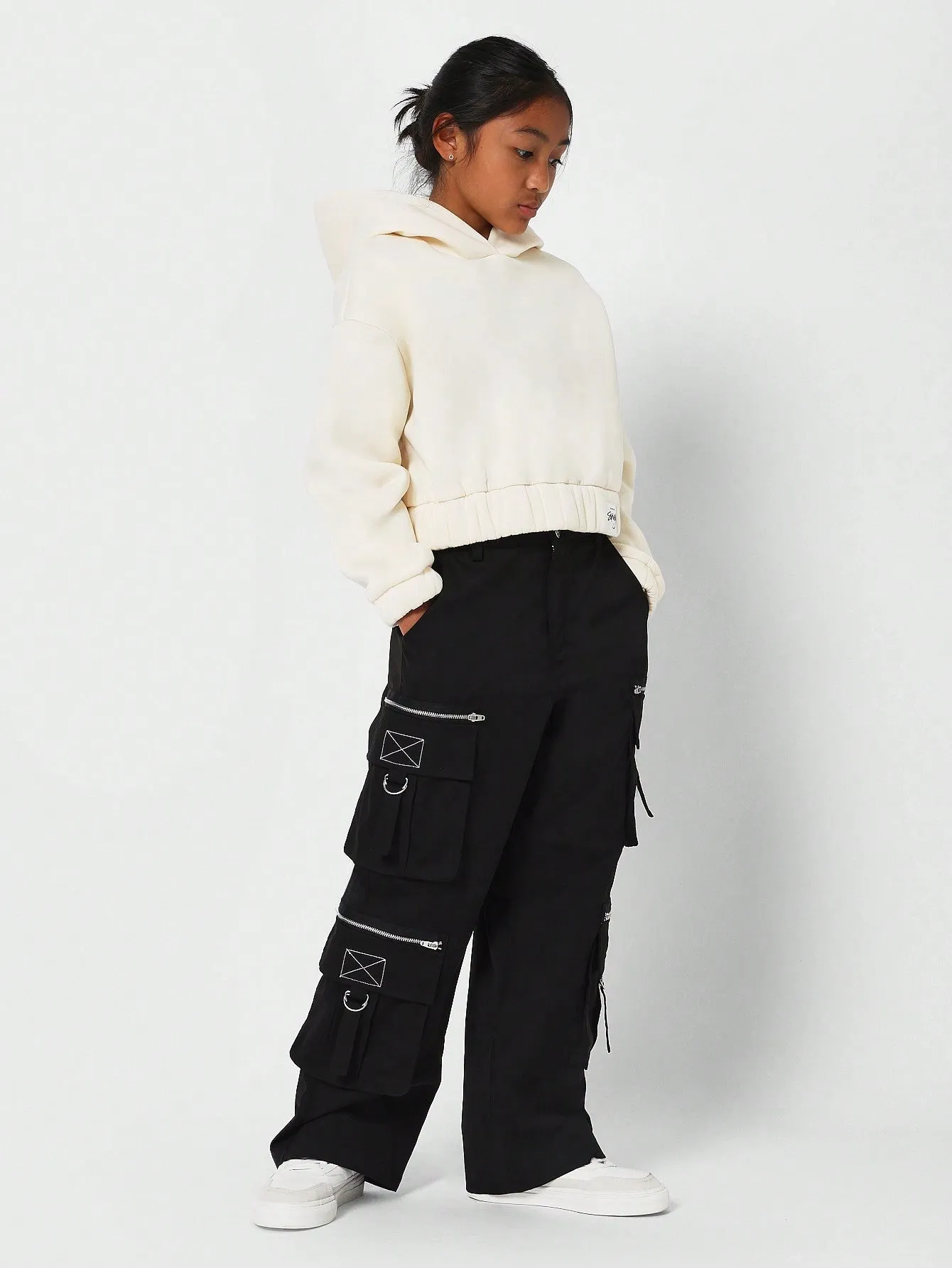 Kids Unisex Overhead Essential Hoodie