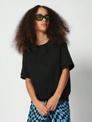 Kids Unisex Sweat Tee With Front Print