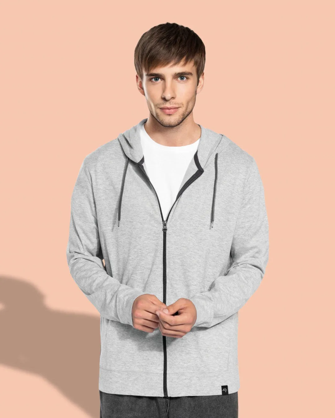 KRB K438 ― Lightweight Contrast Sweat Jacket - Schwarz