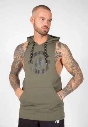 Lawrence Hooded Tank Top - Army Green