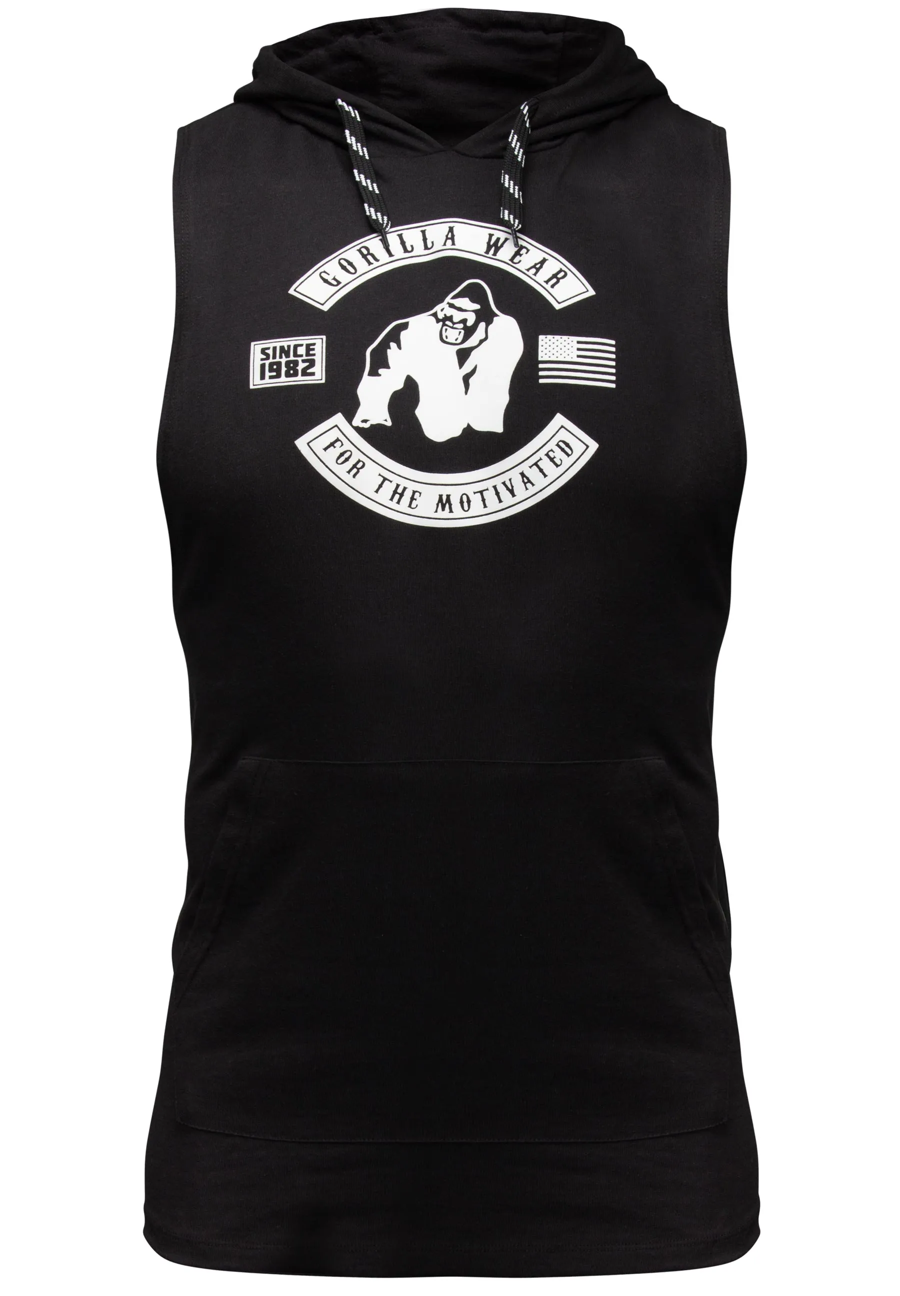 Lawrence Hooded Tank Top - Black