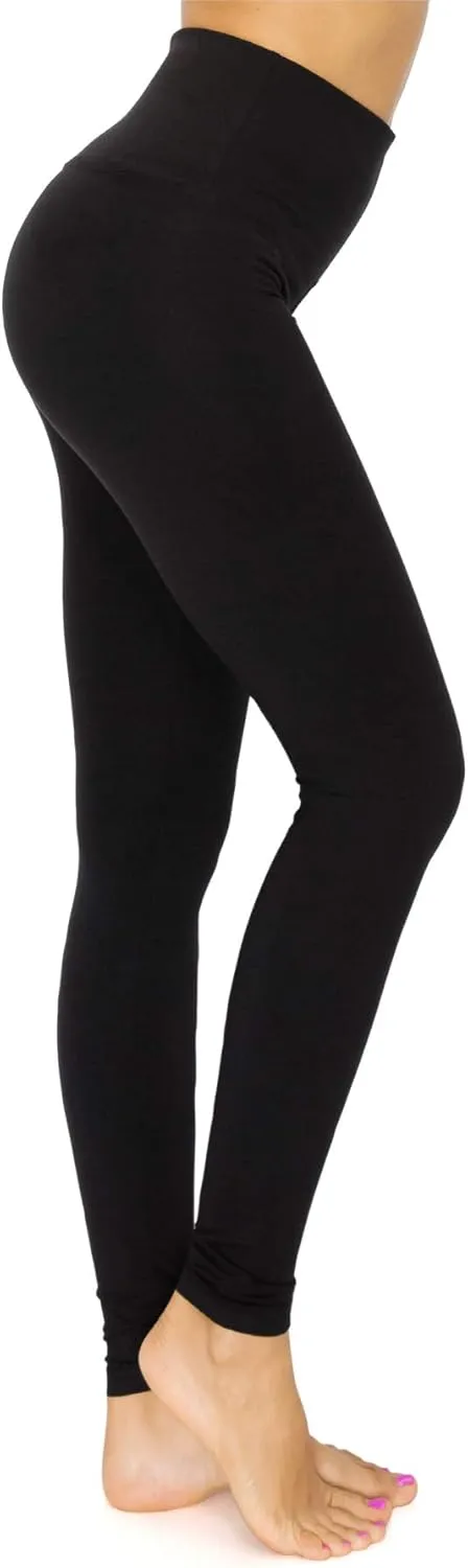 Leggings Depot ActiveFlex High Waist Active Leggings for Women 5” Waistband - Available in Plus Size