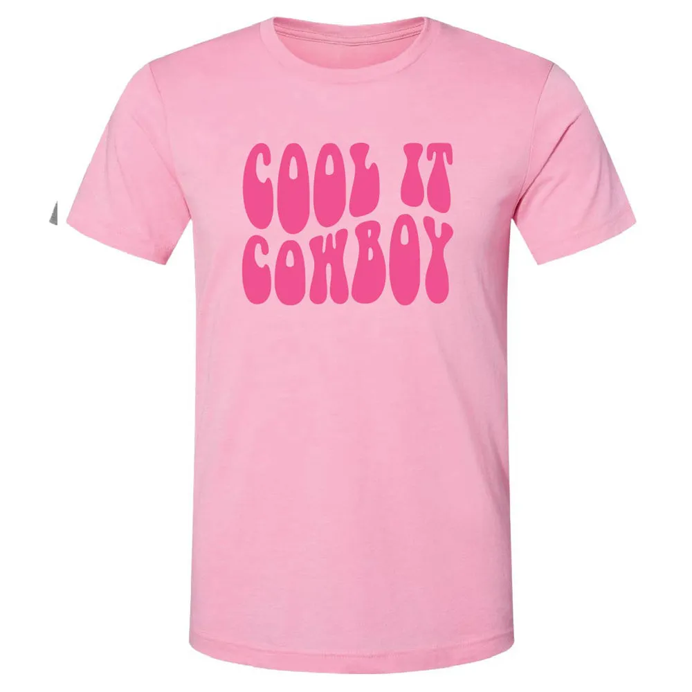 Lulu Mac-101 Cool it Cowboy SS-Heather Bubblegum