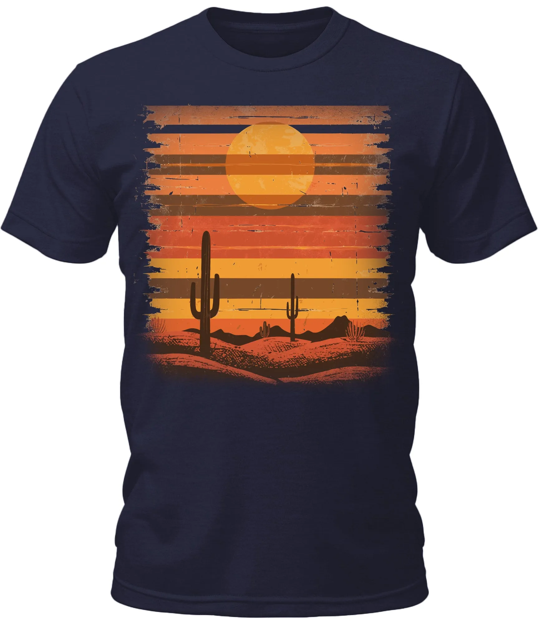Mens Cactus Desert Graphic Tee Cool Premium Tshirt