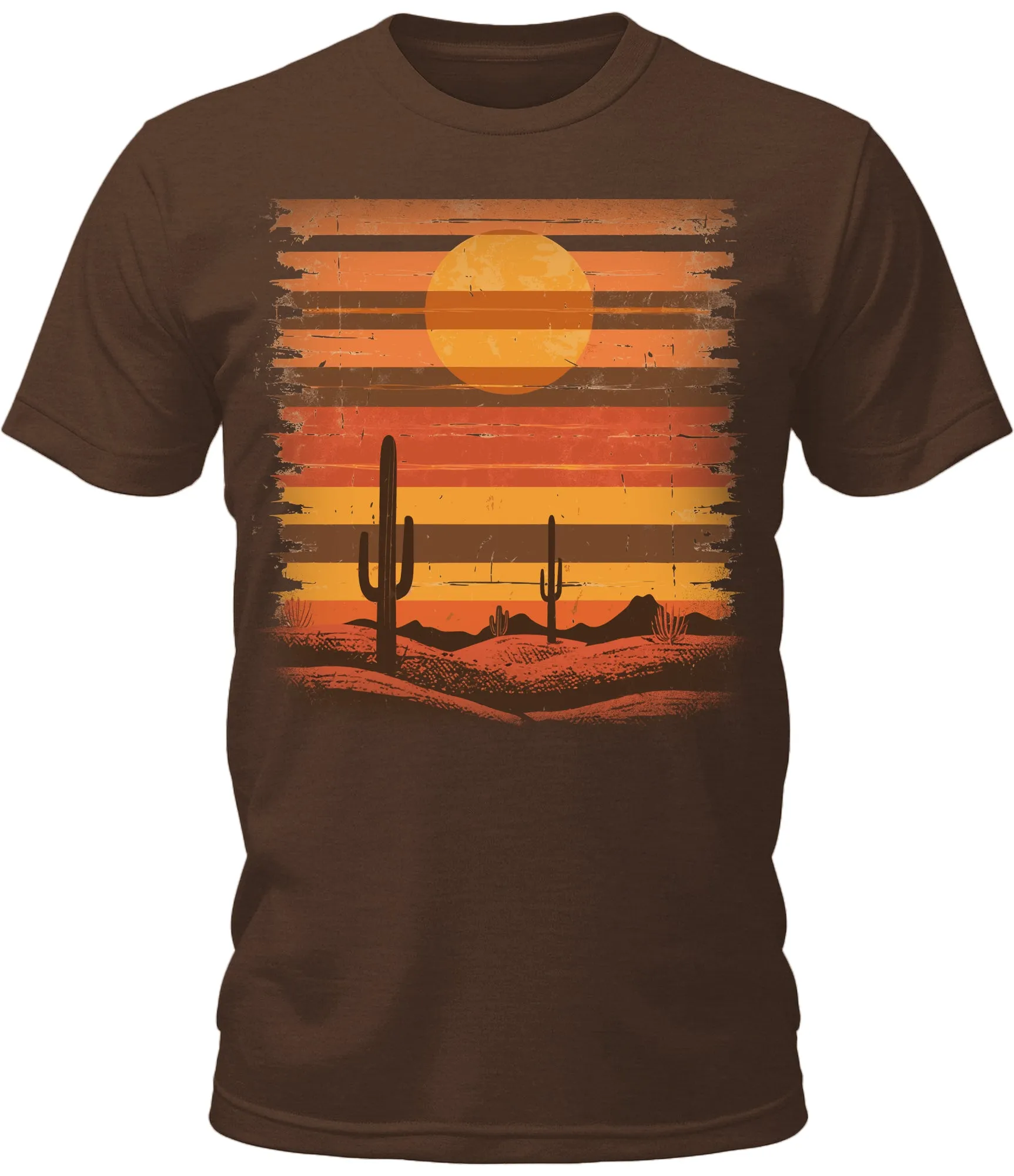 Mens Cactus Desert Graphic Tee Cool Premium Tshirt