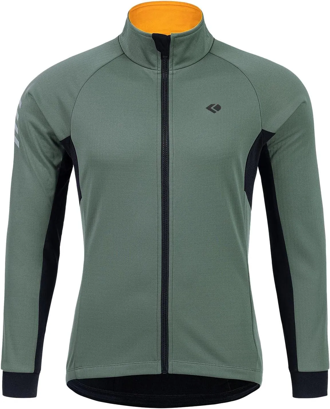 Men's Cycling Jackets Windbreaker Thermal Bicycle Bike Running Coat with Rear Pocket