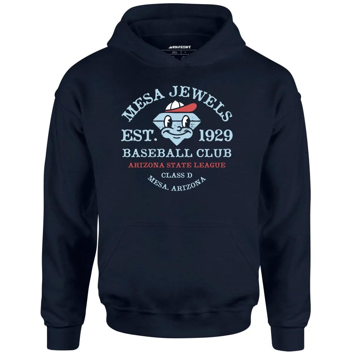 Mesa Jewels - Arizona - Vintage Defunct Baseball Teams - Unisex Hoodie