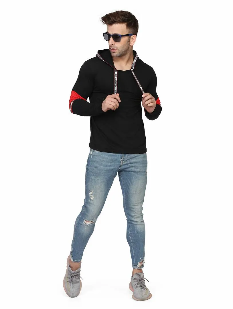 Multicoloured Cotton Hooded Tees