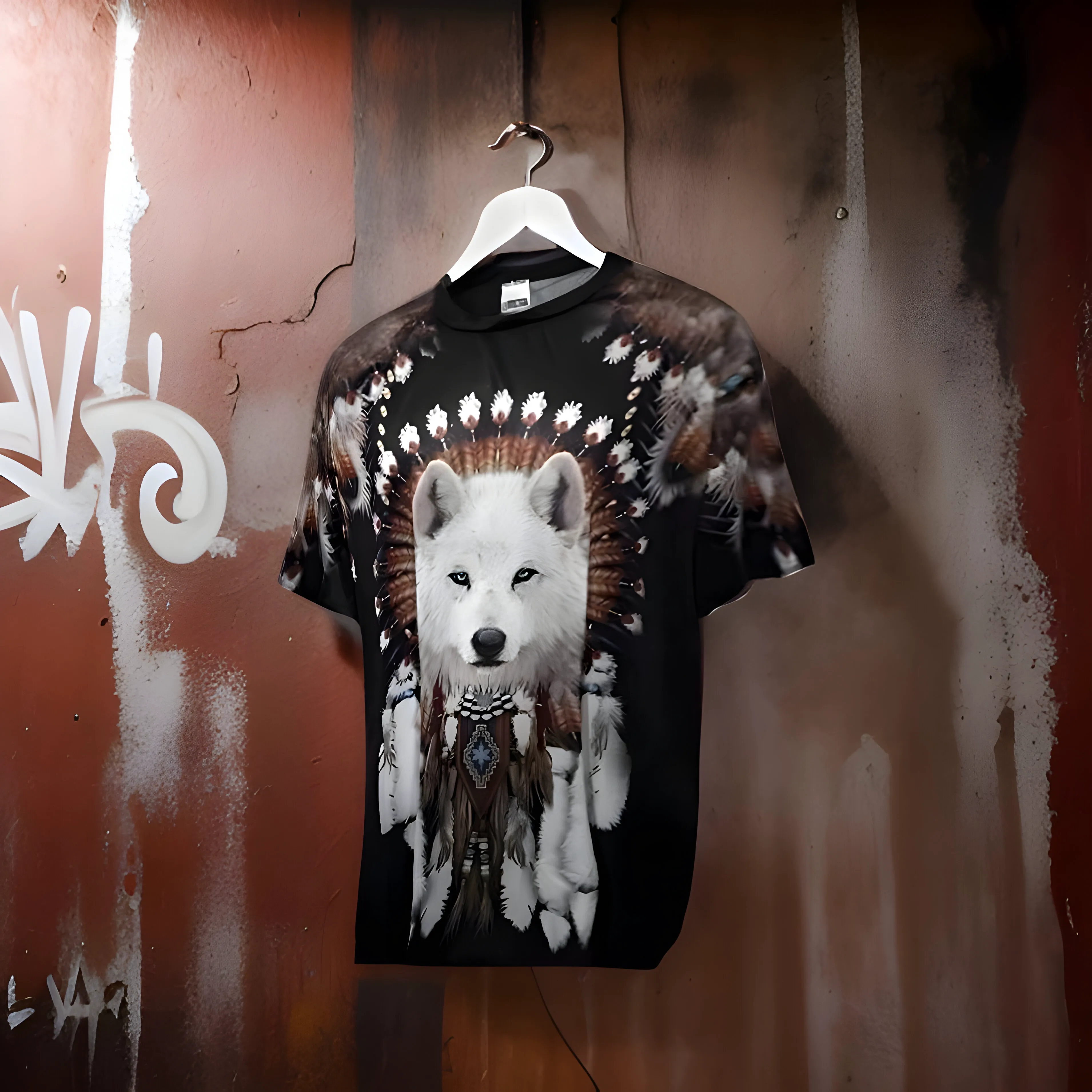 ^NATIVE AMERICAN^ ~FULL PRINT~ LIGHTWEIGHT SUMMER TEES