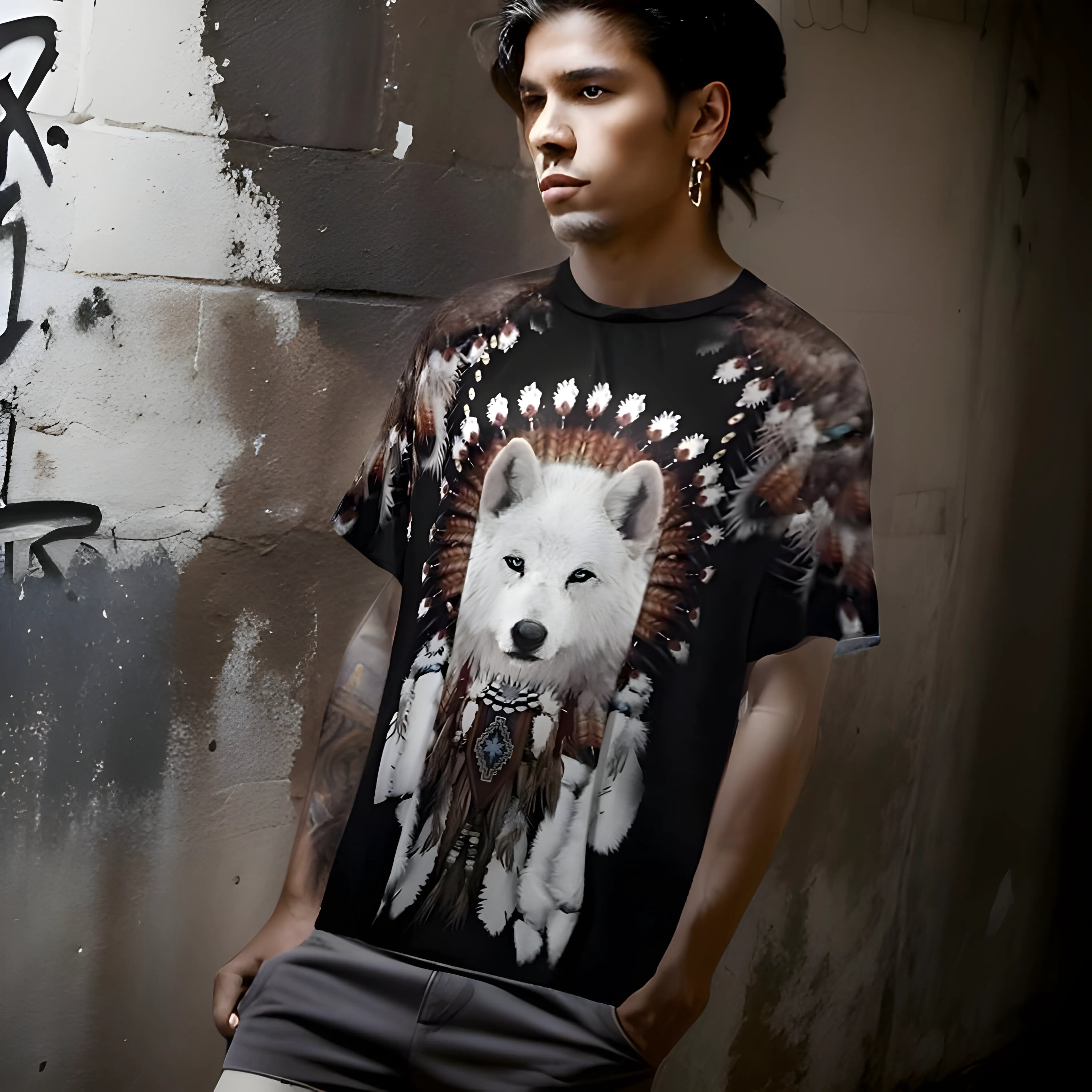 ^NATIVE AMERICAN^ ~FULL PRINT~ LIGHTWEIGHT SUMMER TEES