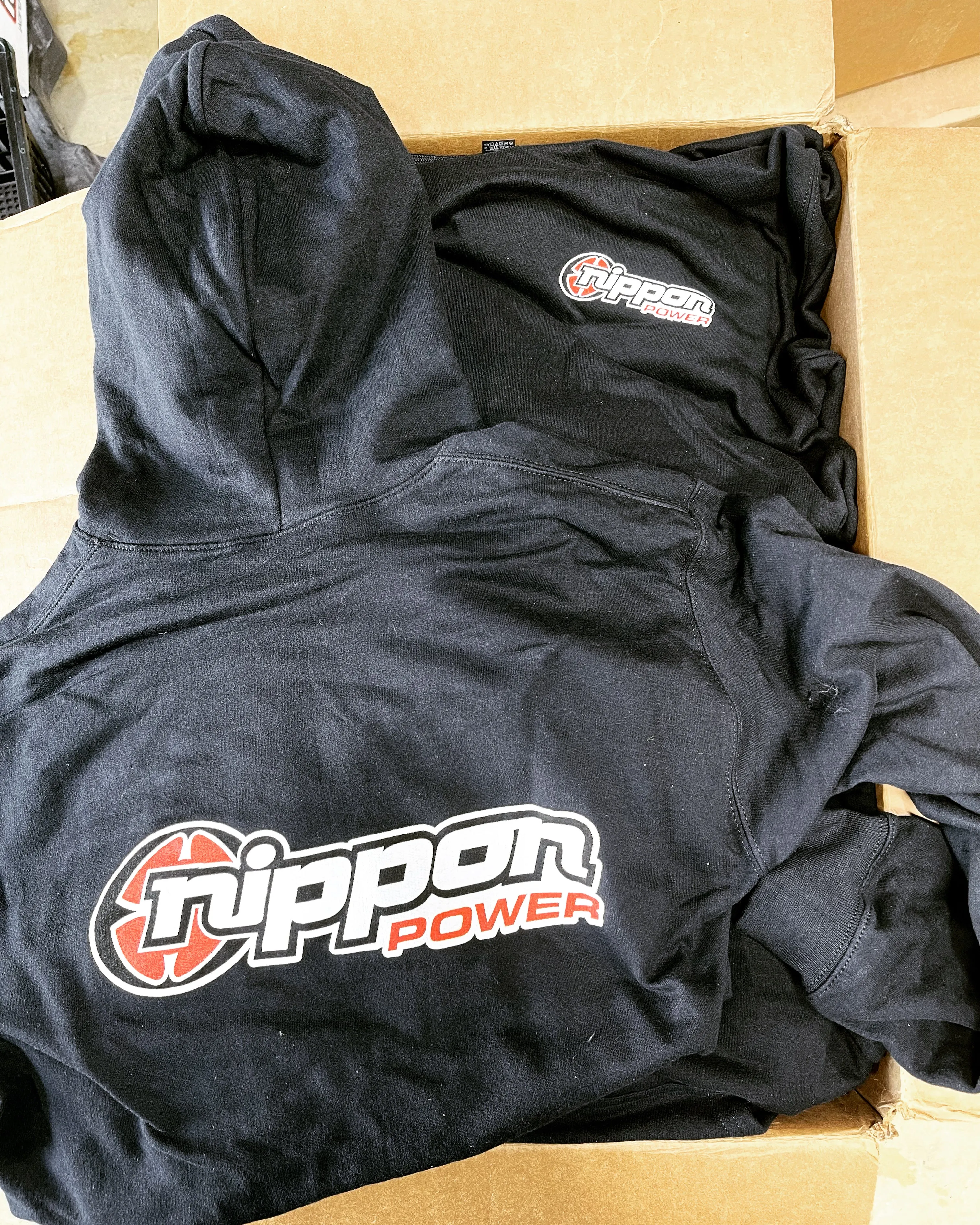 Nippon Power Soft Style Fleece Hoodie - Black