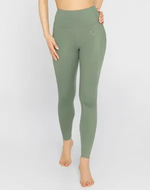 Power High-Waist Leggings Statement Army