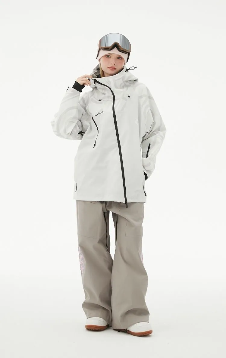RandomPow Freestyle White RECCO® Shell Jacket - Unisex