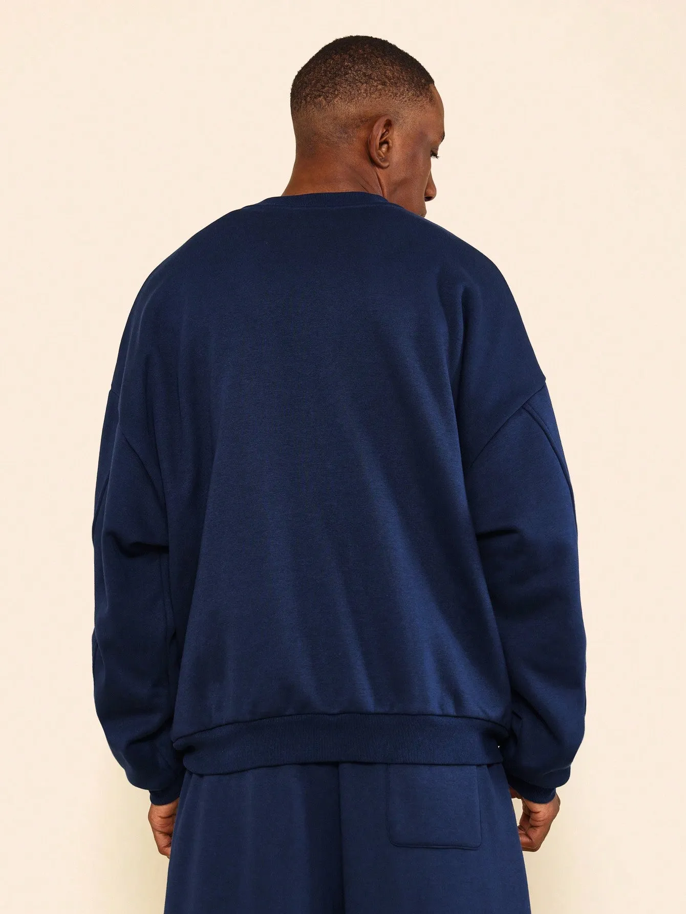 Regular Fit Premium Heavyweight Essential Sweatshirt With Side Pockets