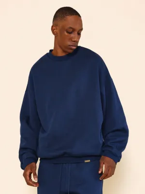 Regular Fit Premium Heavyweight Essential Sweatshirt With Side Pockets