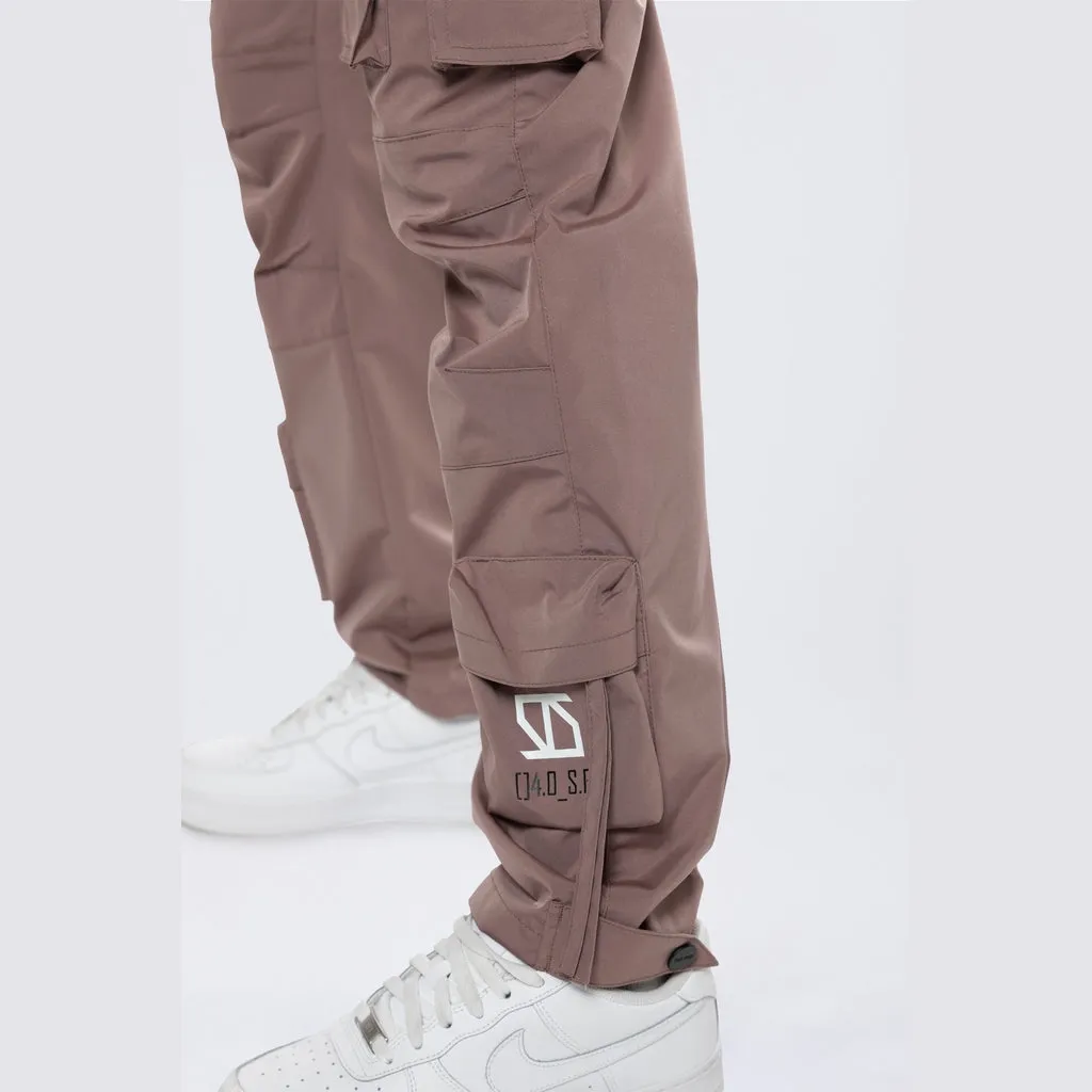 Relaxed Utility Slouched Pants - Smokey Mauve