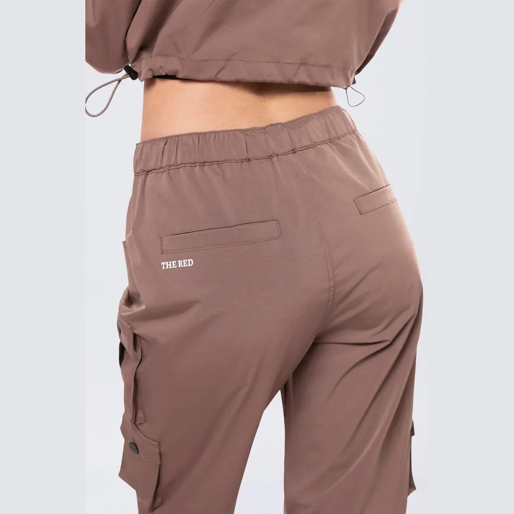 Relaxed Utility Slouched Pants - Smokey Mauve