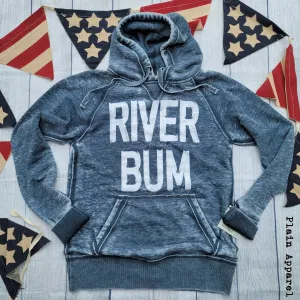 River Bum Vintage Style Hoodie