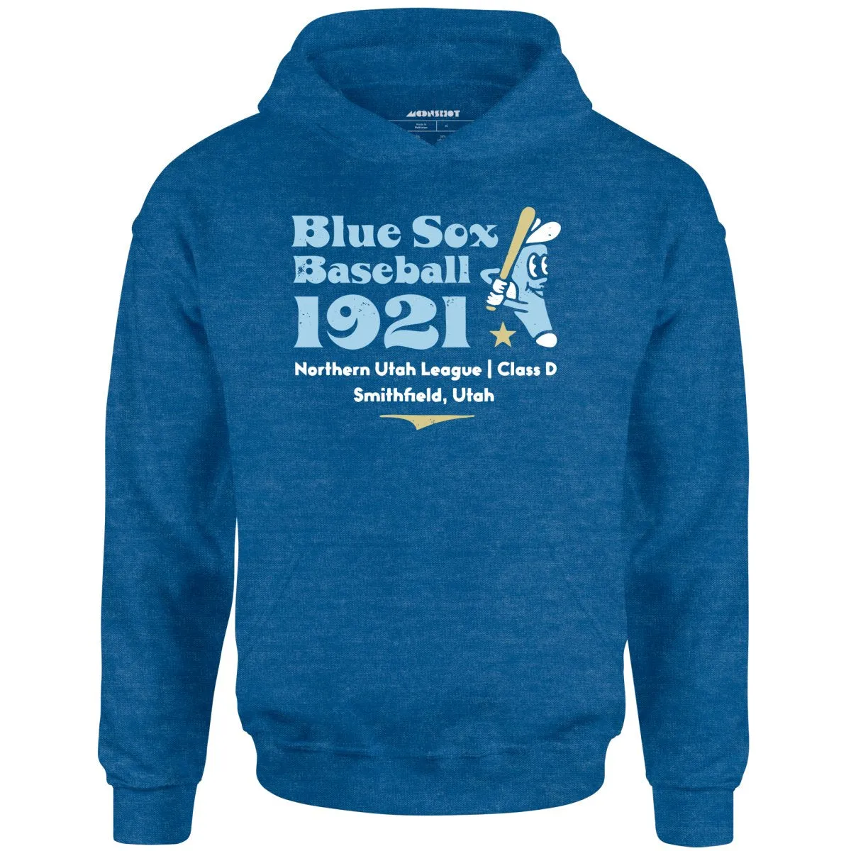 Smithfield Blue Sox - Utah - Vintage Defunct Baseball Teams - Unisex Hoodie
