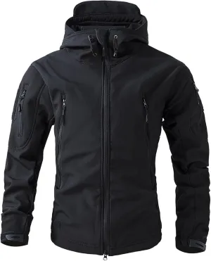 Tactical Jacket For Men Outdoor Camo Army Waterproof Windbreaker Jacket Softshell Military Hiking Hunting Coat