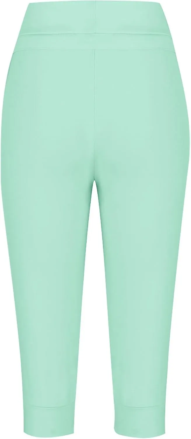 TANGNADE Women's Sweatpants Capri Pants Cropped Jogger Running Loose Lounge Pants Drawstring Waist with Pockets