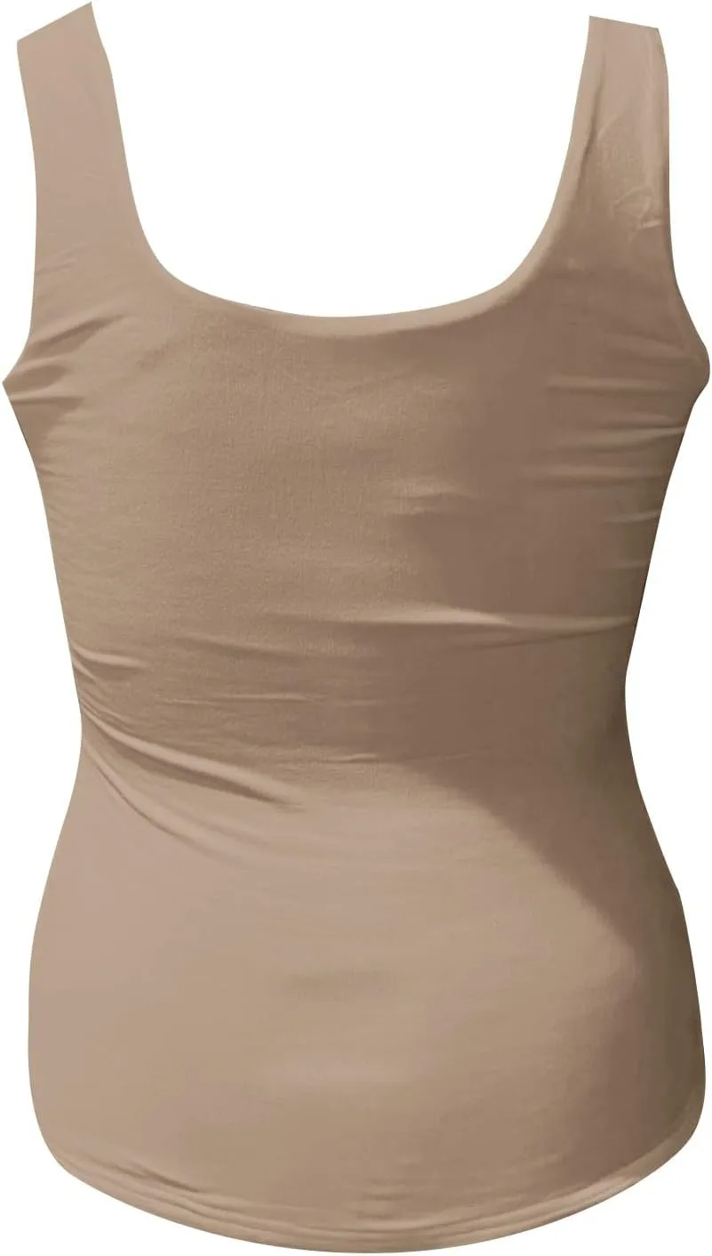 Tank Tops for Women 2025 Square Neck Camisole Workout Tops Cute Slim Seamless Layering Summer Sleeveless Shirts