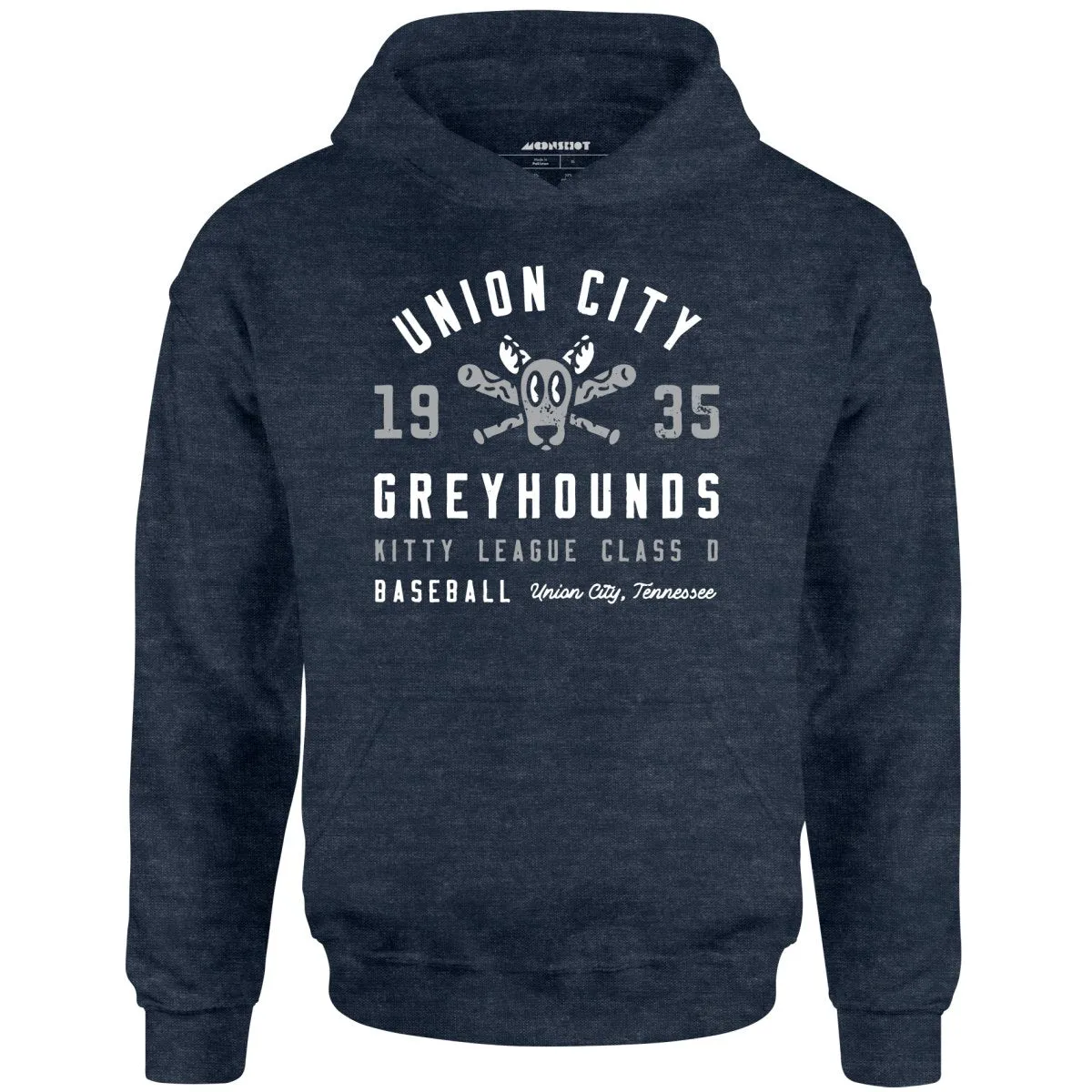 Union City Greyhounds - Tennessee - Vintage Defunct Baseball Teams - Unisex Hoodie
